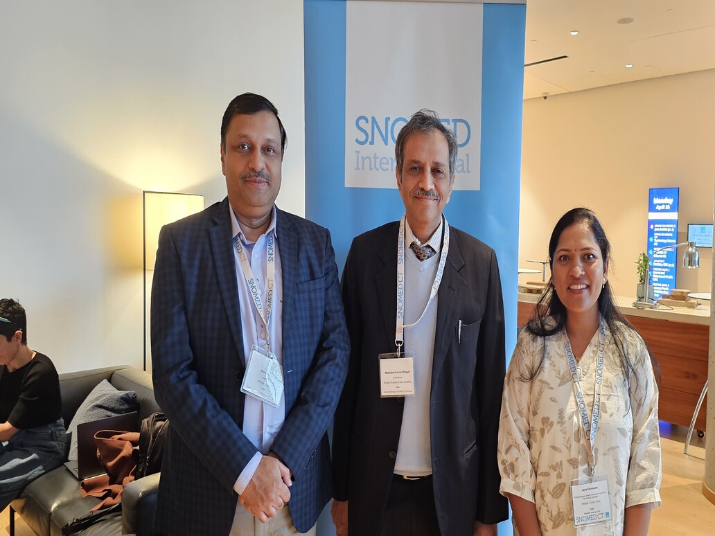 Participation in the SNOMED International Business Meeting and representation of the India NRC at the working group meetings in Vienna, Austria.